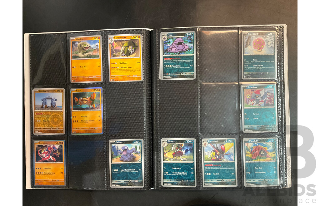 Two Albums with Energy, MEW & SVI Pokémon Cards (EN)