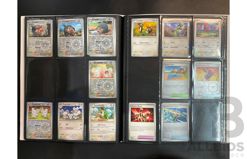 Two Albums with Energy, MEW & SVI Pokémon Cards (EN)