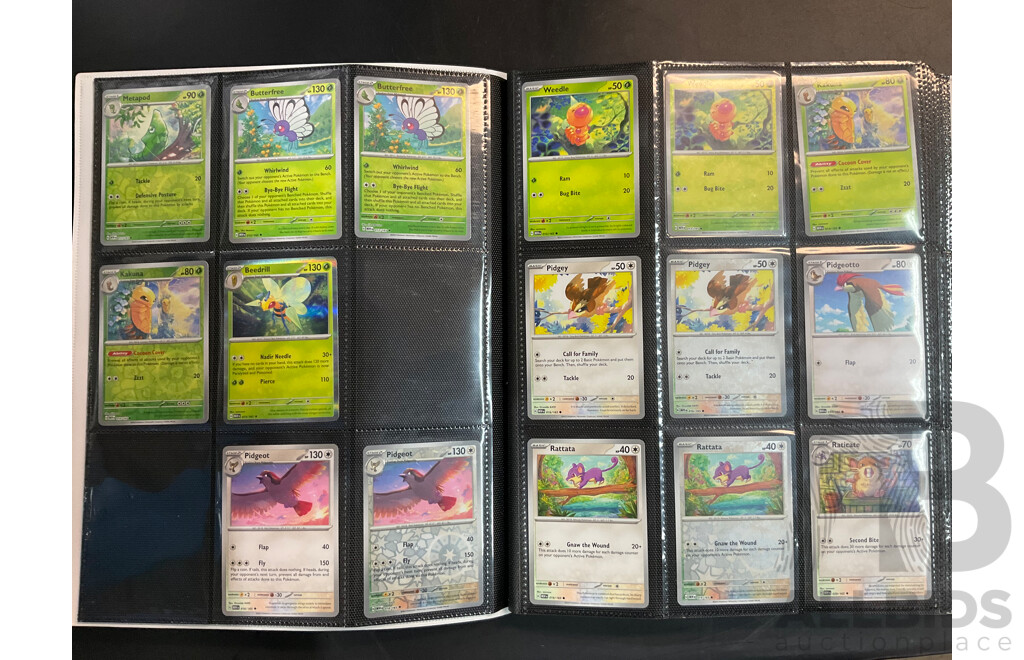 Two Albums with Energy, MEW & SVI Pokémon Cards (EN)