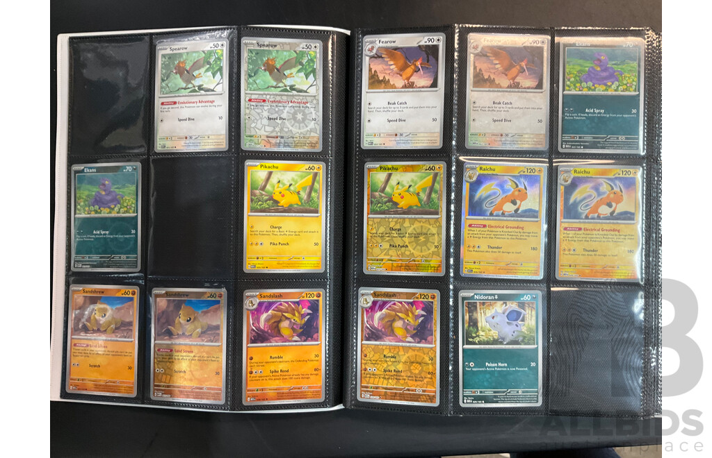 Two Albums with Energy, MEW & SVI Pokémon Cards (EN)