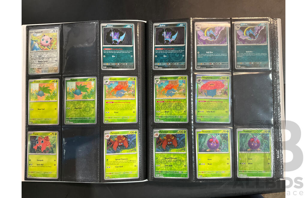 Two Albums with Energy, MEW & SVI Pokémon Cards (EN)