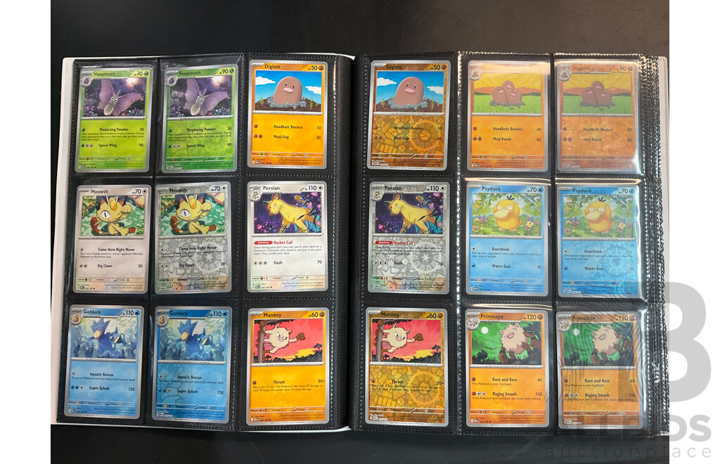 Two Albums with Energy, MEW & SVI Pokémon Cards (EN)