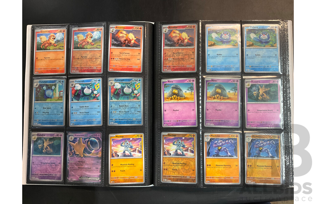 Two Albums with Energy, MEW & SVI Pokémon Cards (EN)