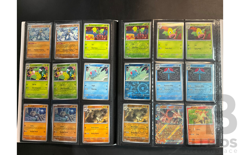 Two Albums with Energy, MEW & SVI Pokémon Cards (EN)