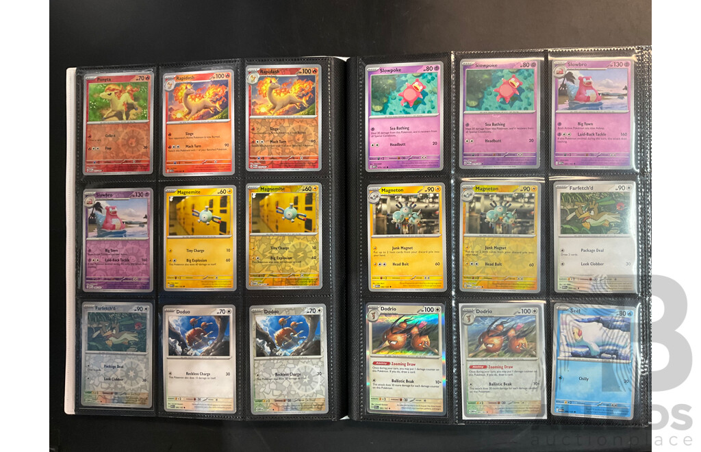 Two Albums with Energy, MEW & SVI Pokémon Cards (EN)