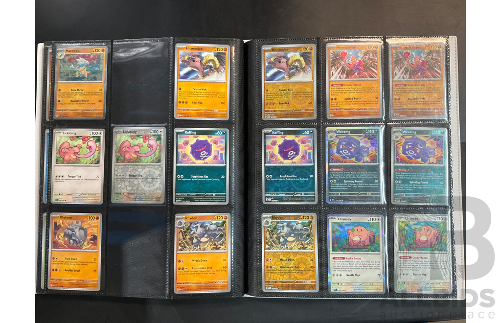 Two Albums with Energy, MEW & SVI Pokémon Cards (EN)