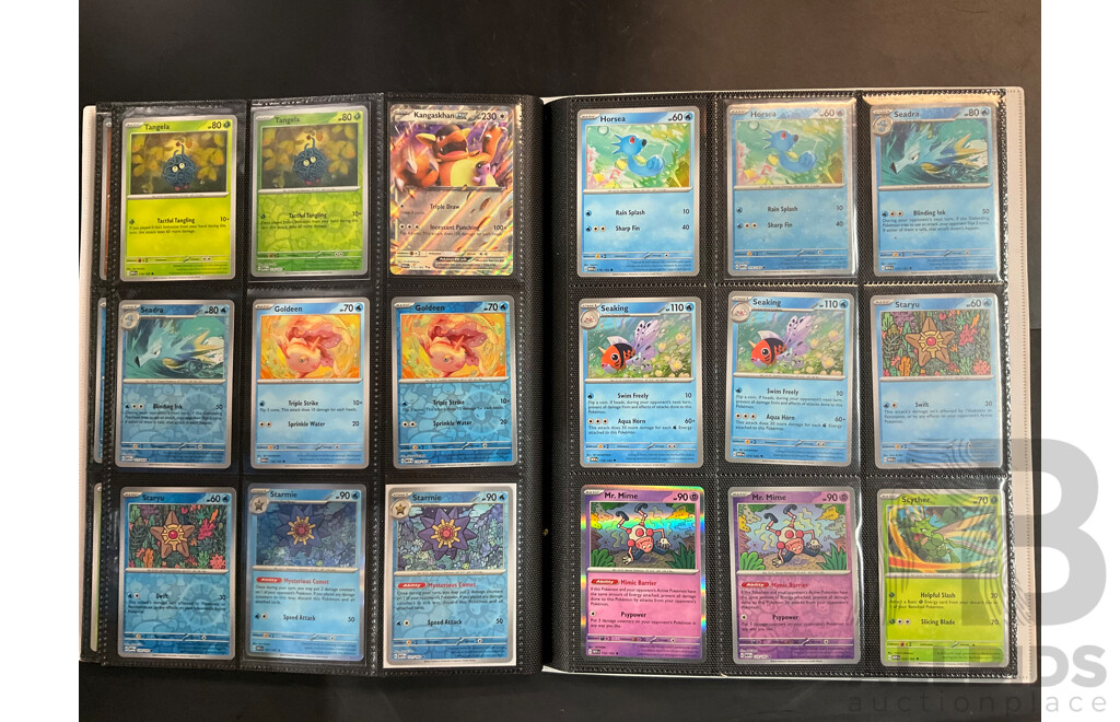 Two Albums with Energy, MEW & SVI Pokémon Cards (EN)
