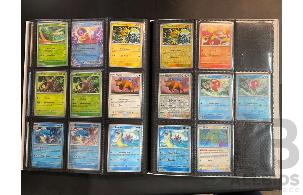 Two Albums with Energy, MEW & SVI Pokémon Cards (EN)