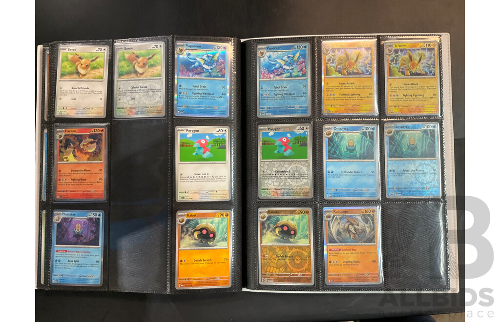 Two Albums with Energy, MEW & SVI Pokémon Cards (EN)