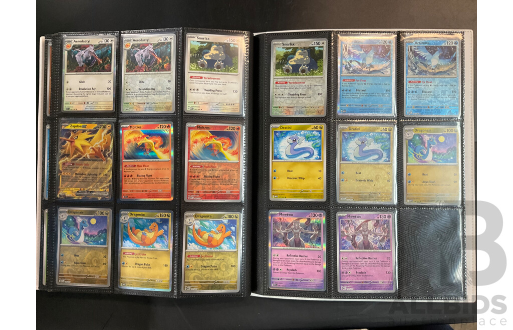 Two Albums with Energy, MEW & SVI Pokémon Cards (EN)