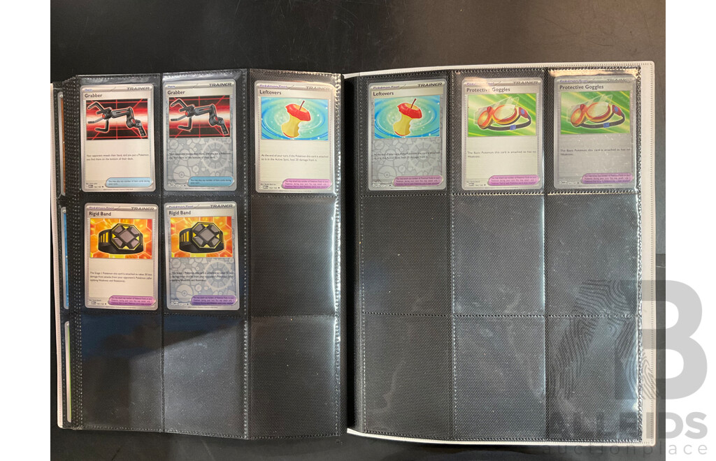 Two Albums with Energy, MEW & SVI Pokémon Cards (EN)