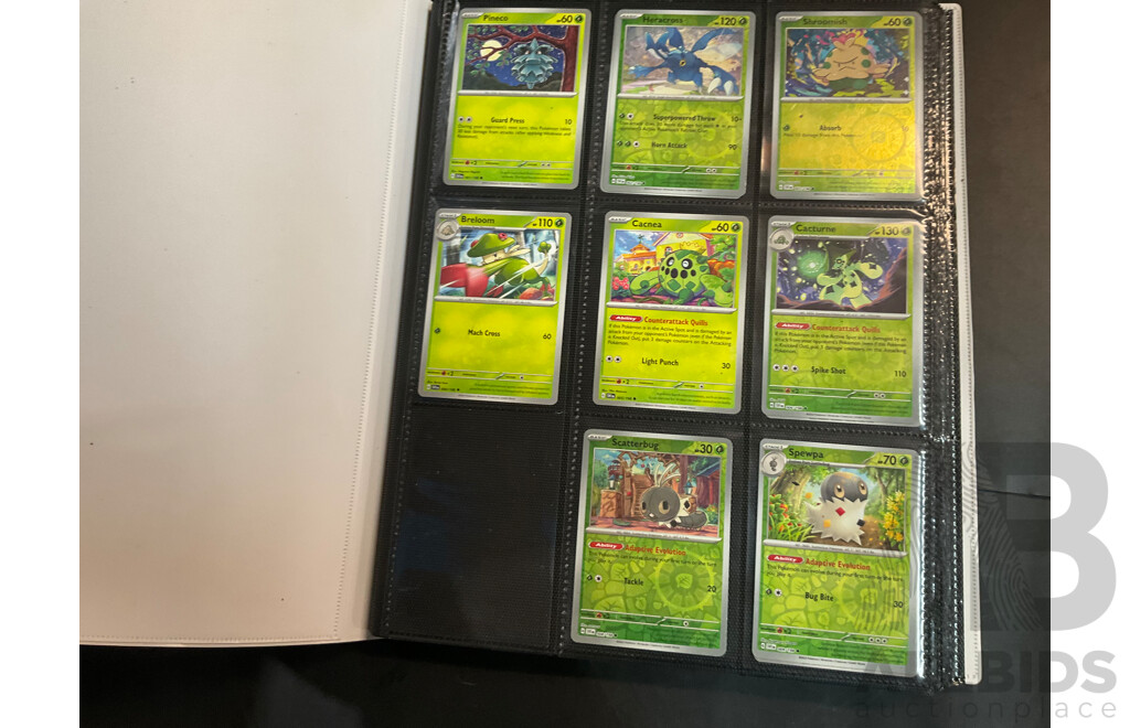Two Albums with Energy, MEW & SVI Pokémon Cards (EN)