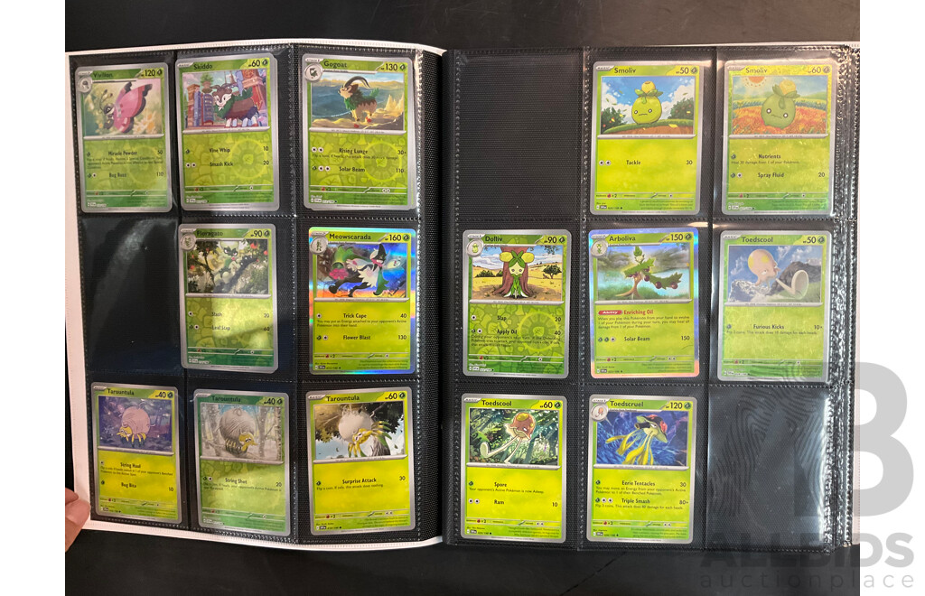 Two Albums with Energy, MEW & SVI Pokémon Cards (EN)