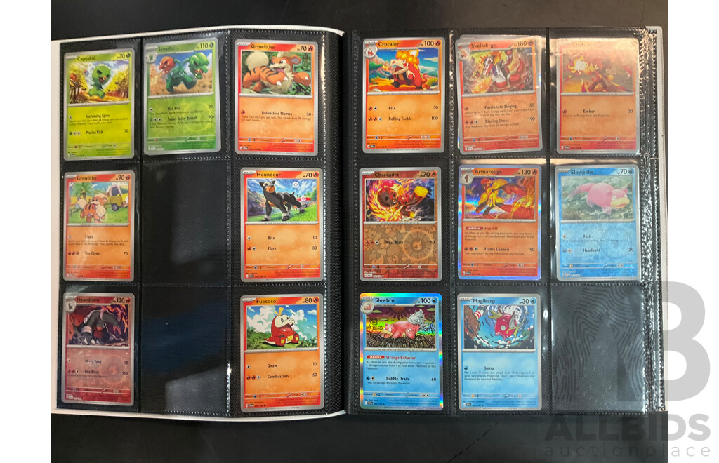 Two Albums with Energy, MEW & SVI Pokémon Cards (EN)