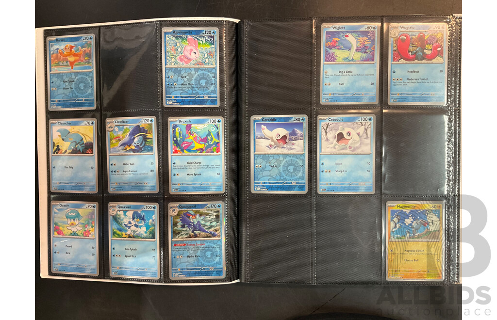 Two Albums with Energy, MEW & SVI Pokémon Cards (EN)