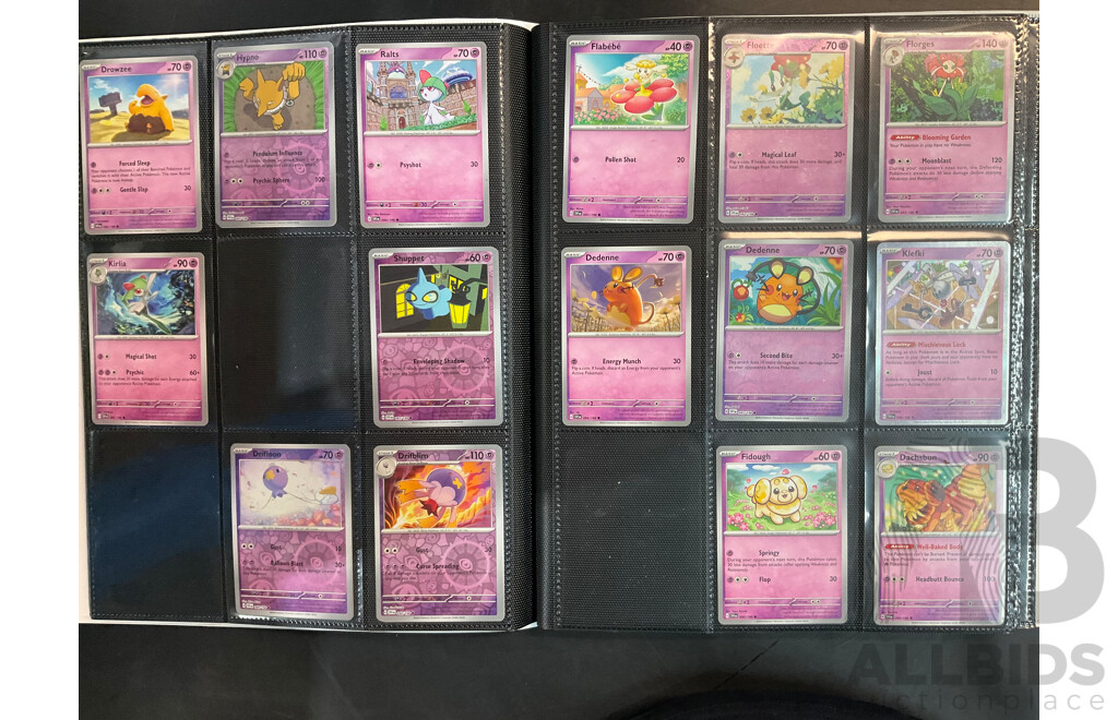 Two Albums with Energy, MEW & SVI Pokémon Cards (EN)