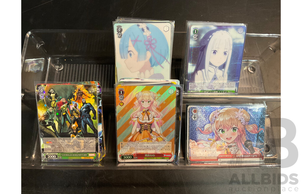 Mixed Lot - Assorted TCG Cards Includes Marvel, Disney, Digimon, Nostalgix, Grand Archive and More