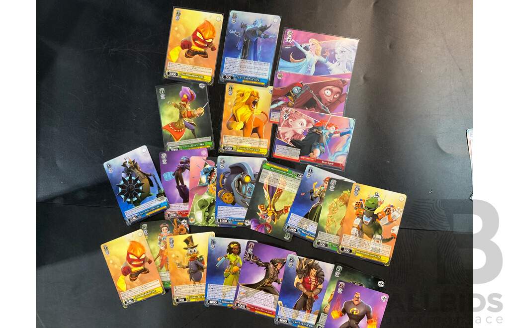 Mixed Lot - Assorted TCG Cards Includes Marvel, Disney, Digimon, Nostalgix, Grand Archive and More