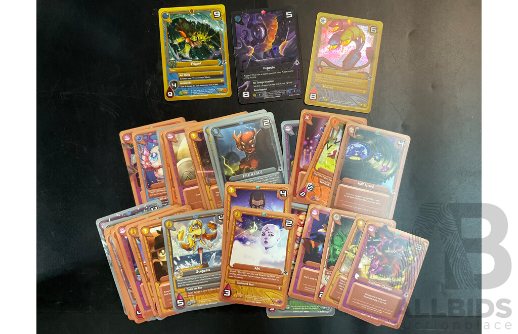 Mixed Lot - Assorted TCG Cards Includes Marvel, Disney, Digimon, Nostalgix, Grand Archive and More