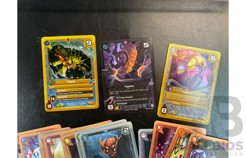 Mixed Lot - Assorted TCG Cards Includes Marvel, Disney, Digimon, Nostalgix, Grand Archive and More