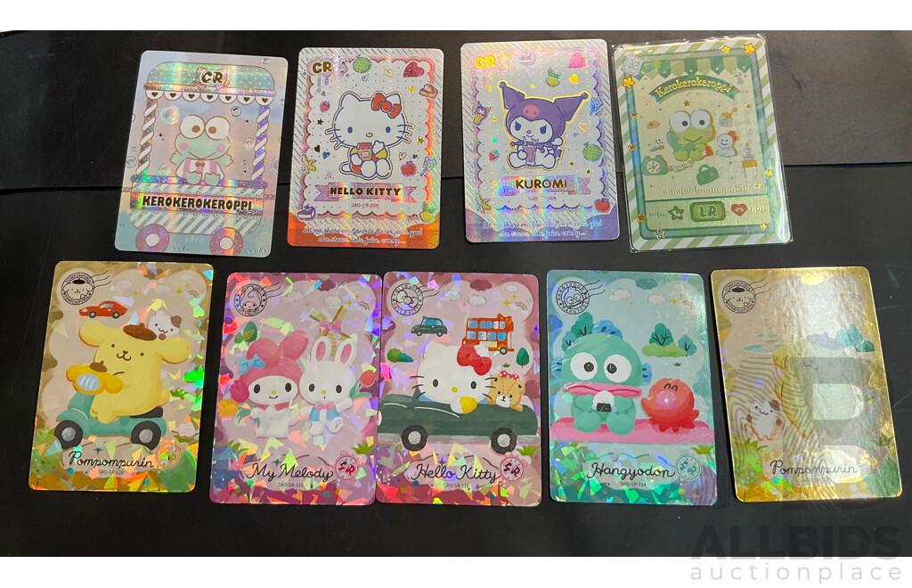 Sannio Characters Trading Cards Includes SSR, UR, CR and More - Lot of 80 Cards