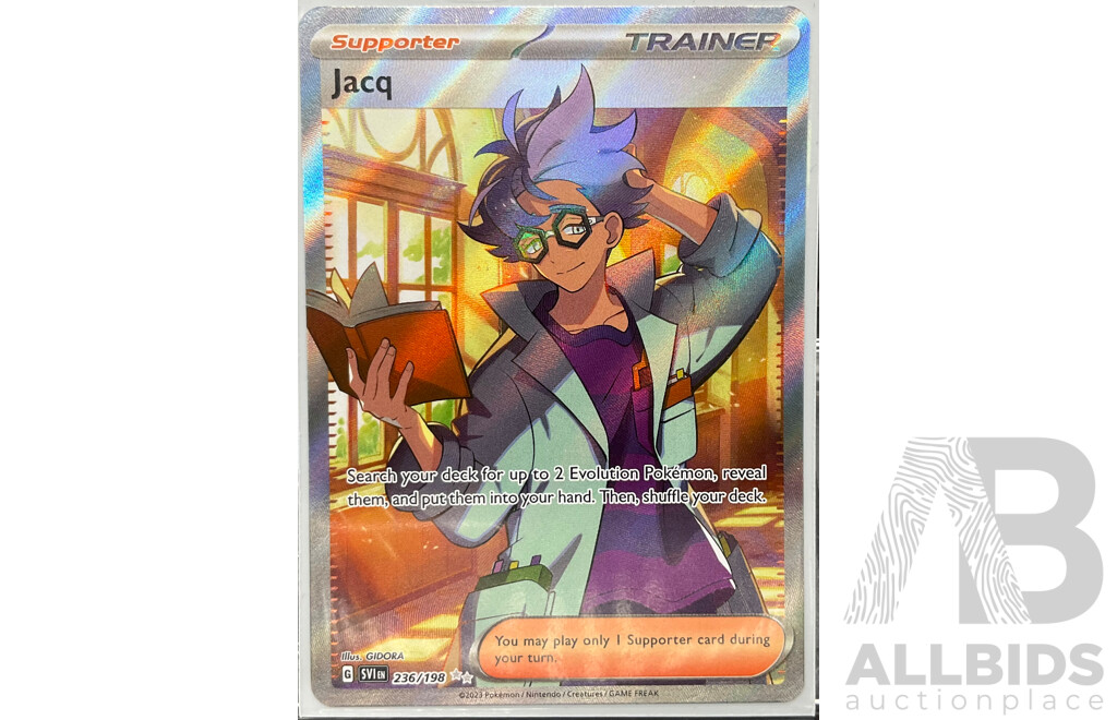 Collection of Seven Supporter Super Rare Pokémon Cards (EN&JP)