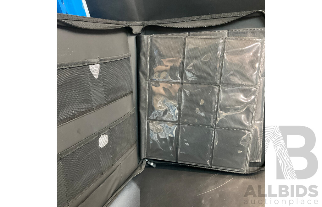 Assorted Collector's Album and Card Stoppers and Pokemon & Dragon Ball Redemption Cards