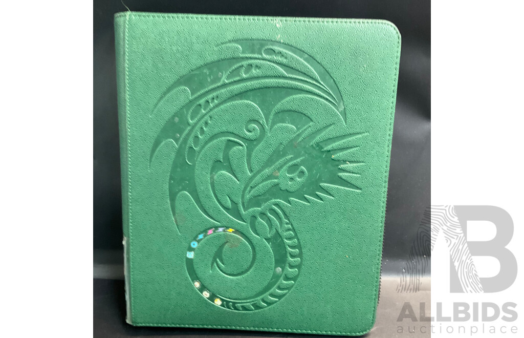 Assorted Collector's Album and Card Stoppers and Pokemon & Dragon Ball Redemption Cards