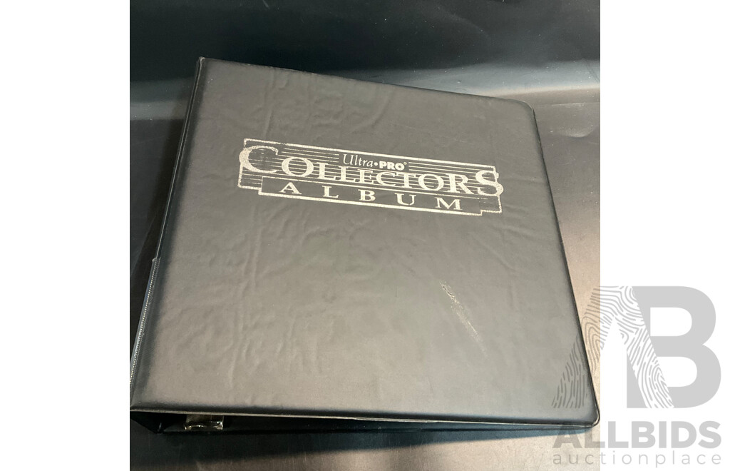 Assorted Collector's Album and Card Stoppers and Pokemon & Dragon Ball Redemption Cards