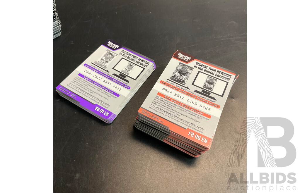 Assorted Collector's Album and Card Stoppers and Pokemon & Dragon Ball Redemption Cards