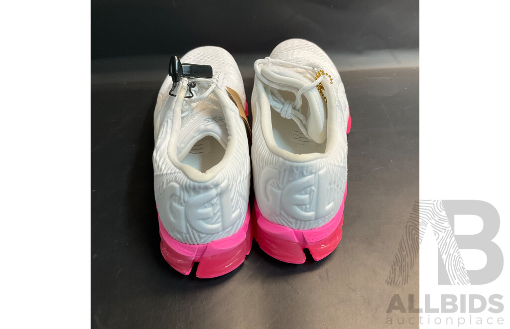 ASICS GEL-Quantum 360 White/Pink (Size 28cm) and Assorted Shoe Cleaning Items
