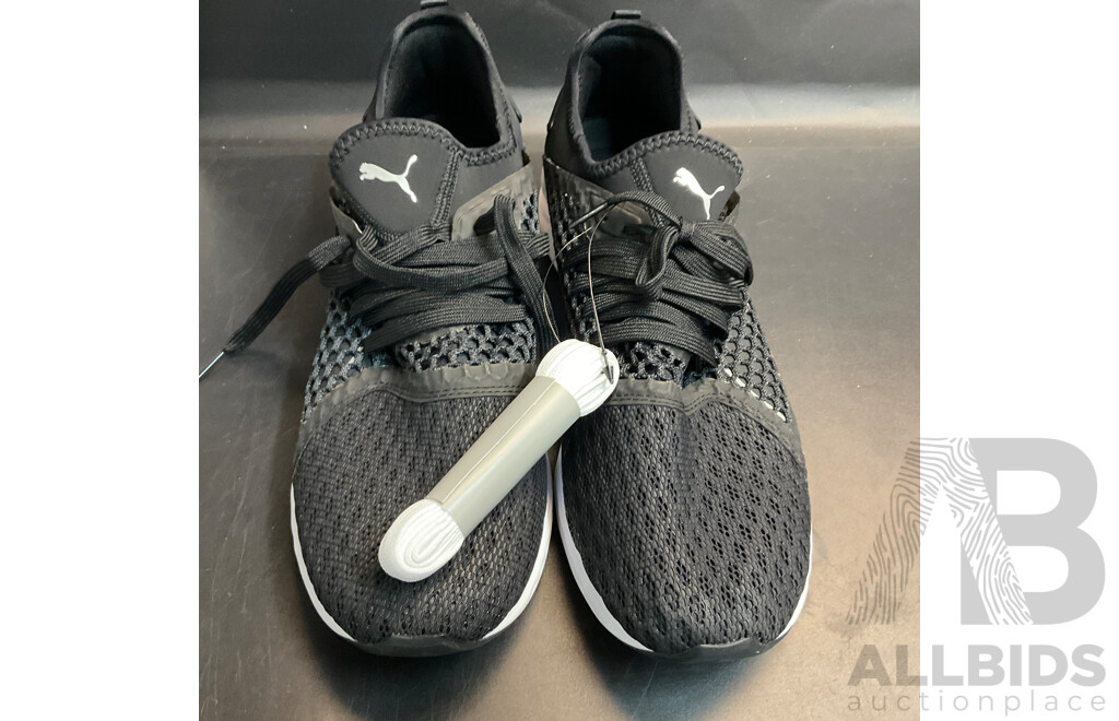 Adidas Duramo Navy Shoes Size US10 & Puma Black Sneaker Size US10.5 - Lot of 2