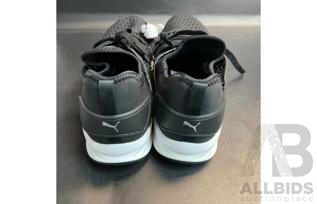 Adidas Duramo Navy Shoes Size US10 & Puma Black Sneaker Size US10.5 - Lot of 2