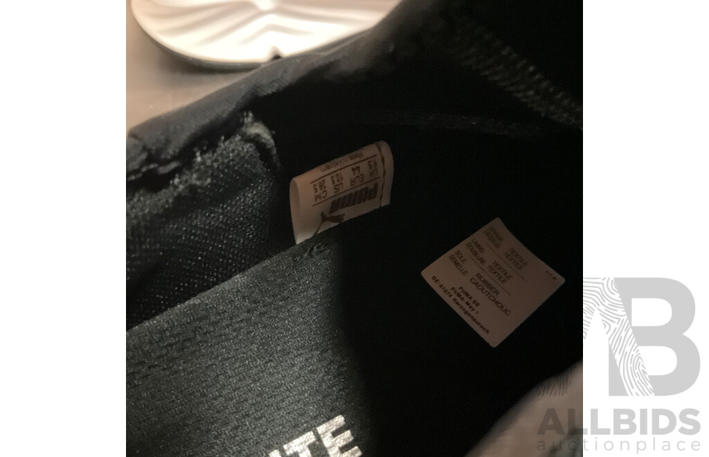 Adidas Duramo Navy Shoes Size US10 & Puma Black Sneaker Size US10.5 - Lot of 2