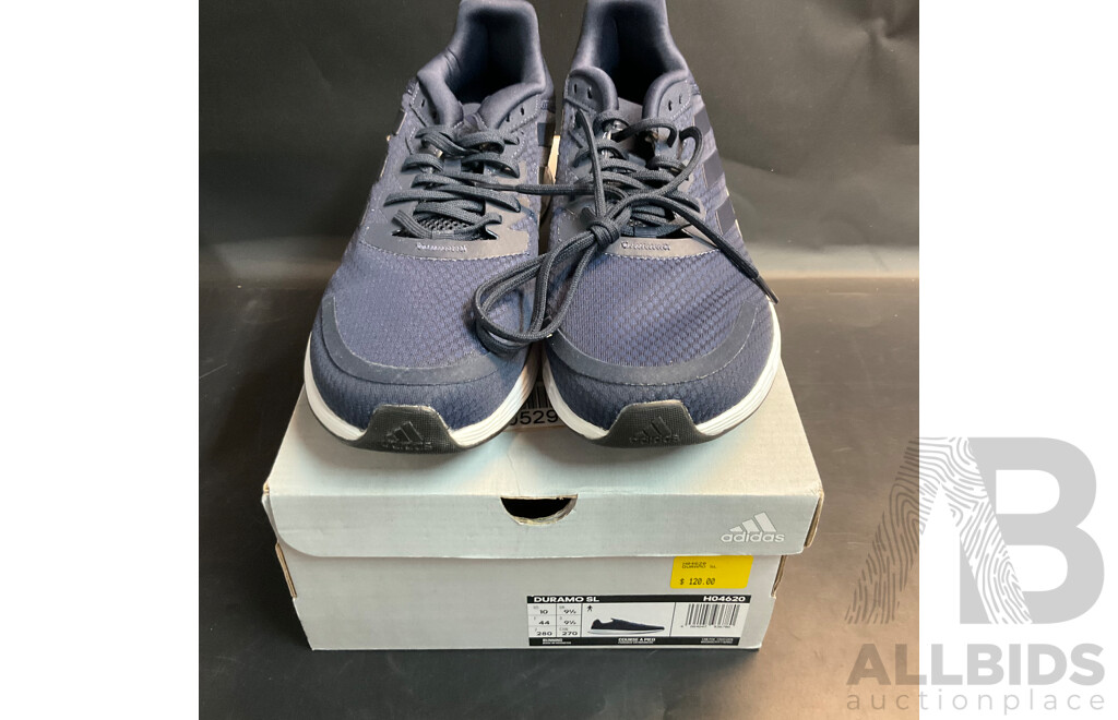 Adidas Duramo Navy Shoes Size US10 & Puma Black Sneaker Size US10.5 - Lot of 2