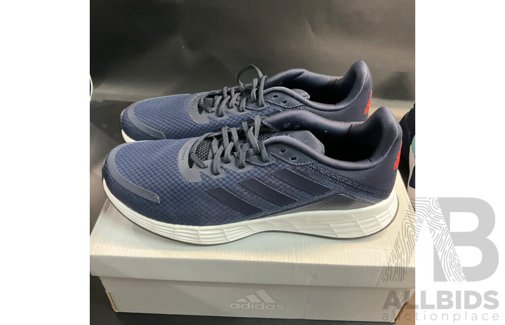 Adidas Duramo Navy Shoes & Puma Navy Sneaker - Size US10 - Lot of 2
