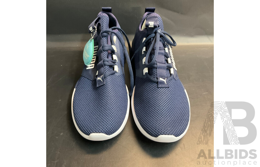 Adidas Duramo Navy Shoes & Puma Navy Sneaker - Size US10 - Lot of 2