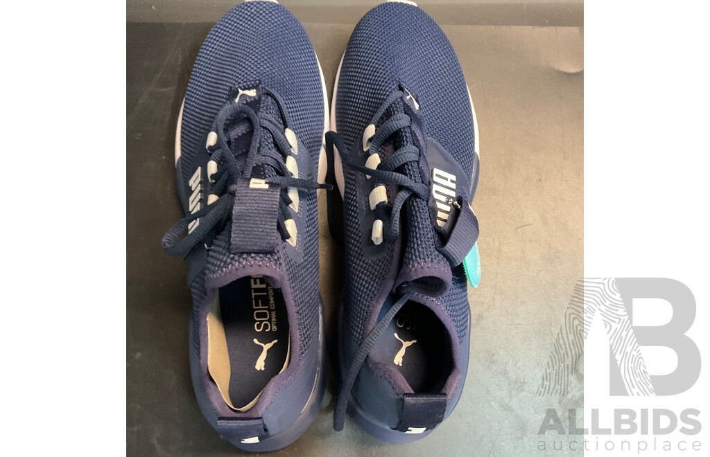 Adidas Duramo Navy Shoes & Puma Navy Sneaker - Size US10 - Lot of 2