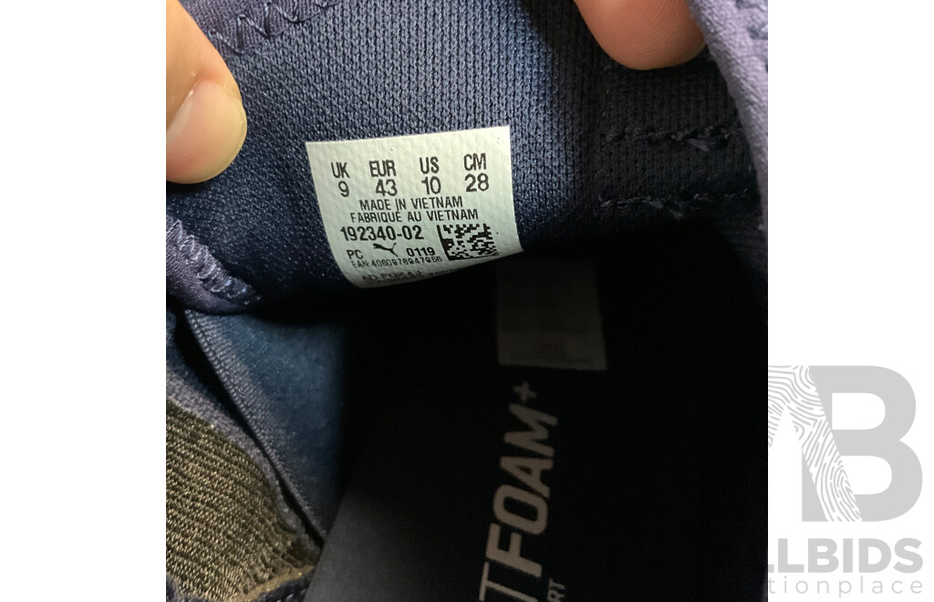 Adidas Duramo Navy Shoes & Puma Navy Sneaker - Size US10 - Lot of 2