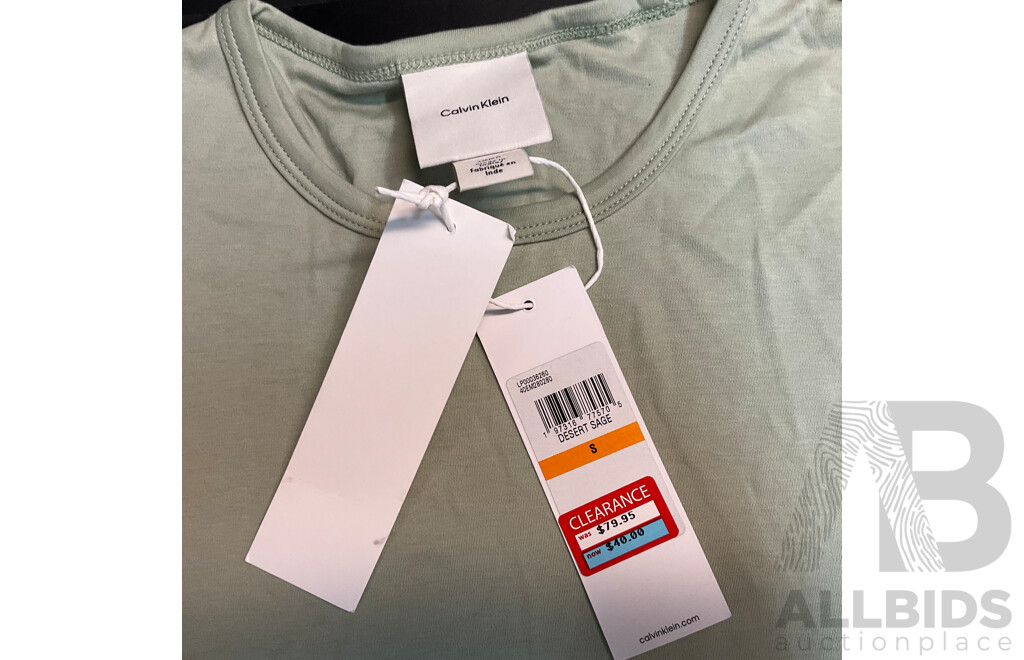 Gant Polo Shirt and Calvin Klein T-Shirt - Size S - Lot of 2