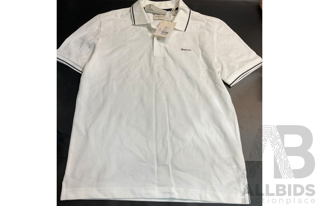 Gant Polo Shirt and Calvin Klein T-Shirt - Size S - Lot of 2