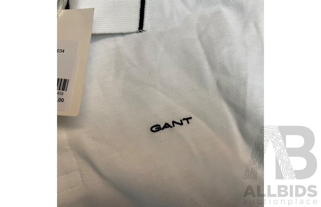 Gant Polo Shirt and Calvin Klein T-Shirt - Size S - Lot of 2