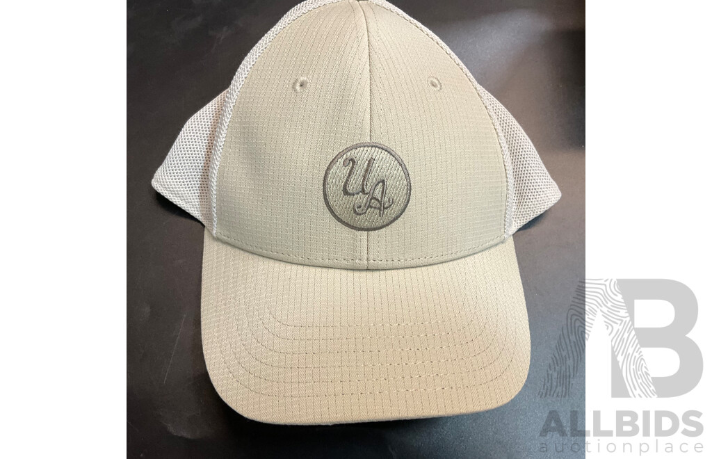 Nautica T-shirt Size M & Kenji Trunks Size S & Under Armour, Ben Sherman Hats - Lot of 5