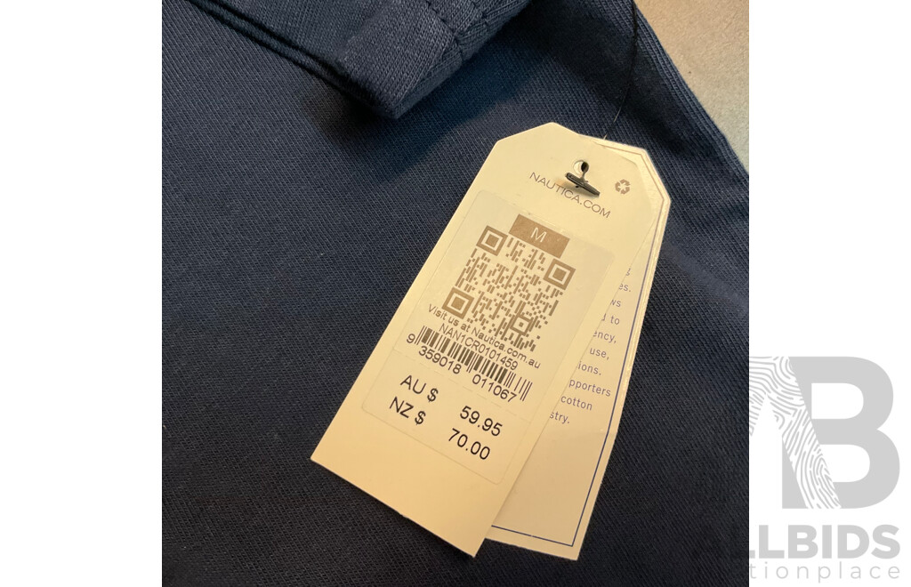 Nautica T-shirt Size M & Kenji Trunks Size S & Under Armour, Ben Sherman Hats - Lot of 5