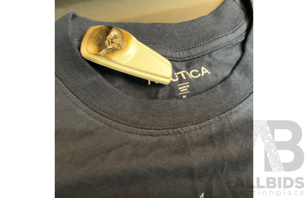 Nautica T-shirt Size M & Kenji Trunks Size S & Under Armour, Ben Sherman Hats - Lot of 5