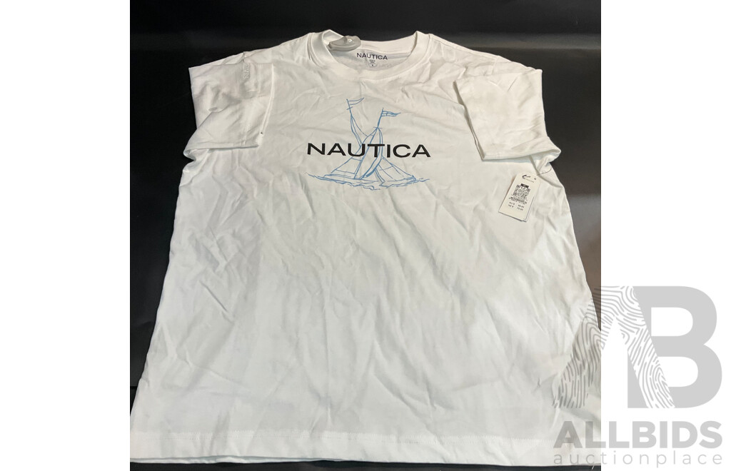 Nautica T-shirt Size M & Kenji Trunks Size S & Under Armour, Ben Sherman Hats - Lot of 5