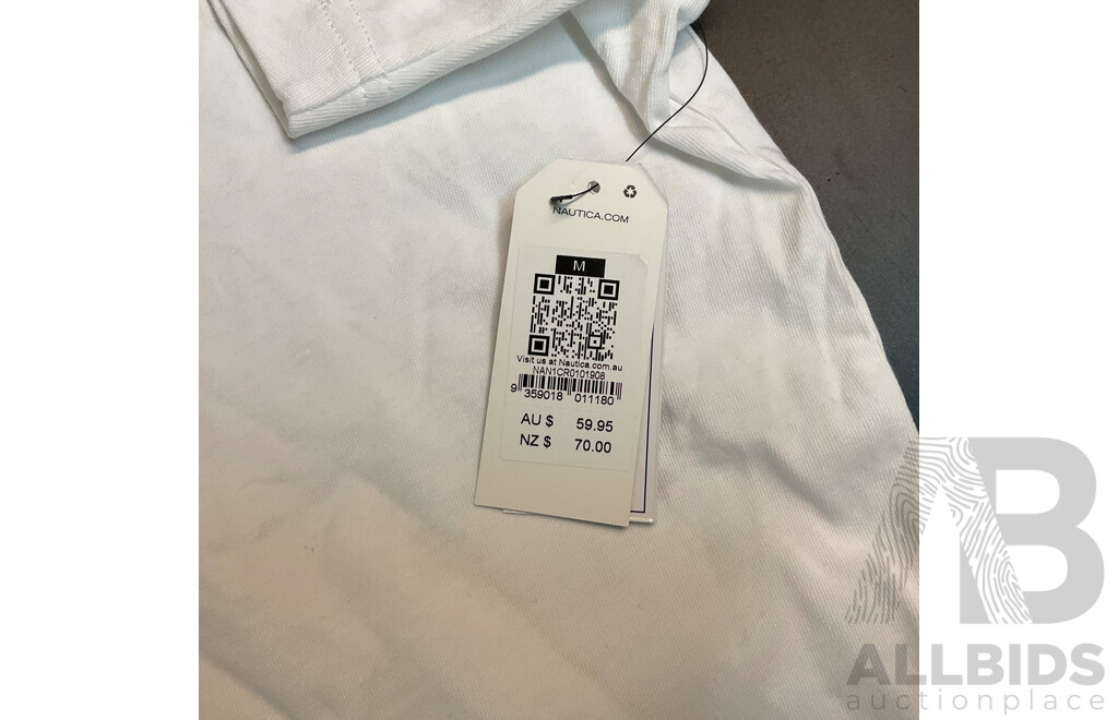 Nautica T-shirt Size M & Kenji Trunks Size S & Under Armour, Ben Sherman Hats - Lot of 5