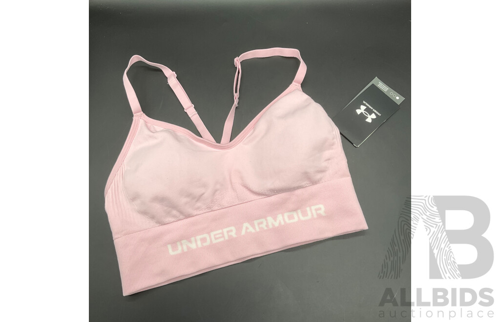 NIKE Pro Shorts (XS), NIKE Tee (XS) and UNDER ARMOUR Sport Bra (S) - Lot of 3