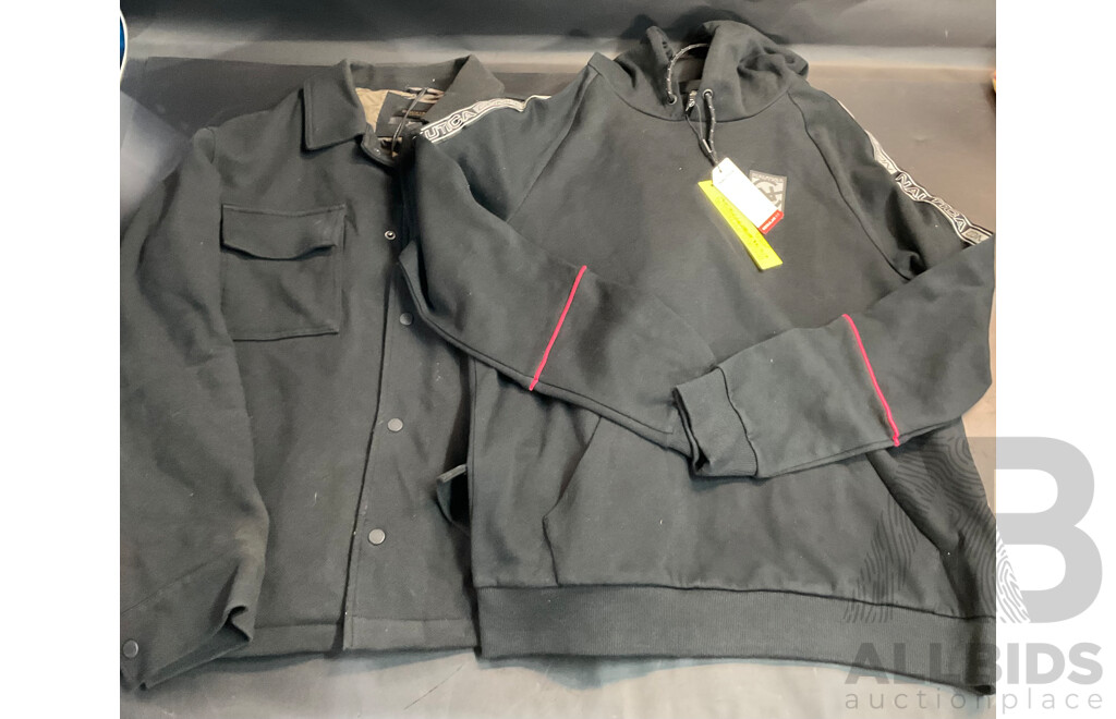 Nautica Hoodies & Industrie Westport Jacket Black - Size S - Lot of 2