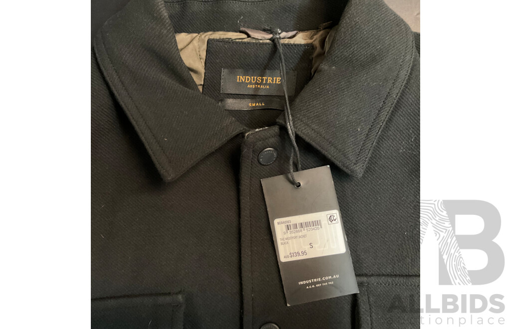 Nautica Hoodies & Industrie Westport Jacket Black - Size S - Lot of 2